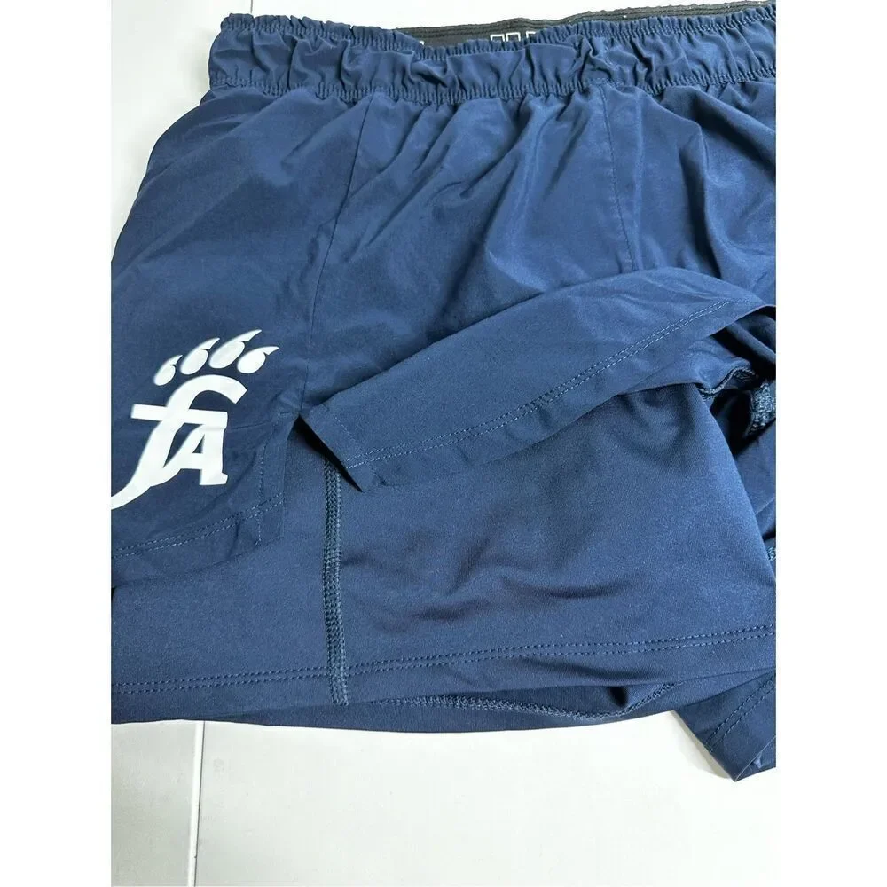 Nike Athletic Shorts Women’s Blue Size L Logo